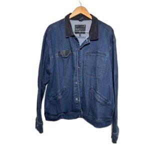 TAVIK Sutter Denim Work Jacket Men's Size XXL Utility Barn Coat Workwear Blue